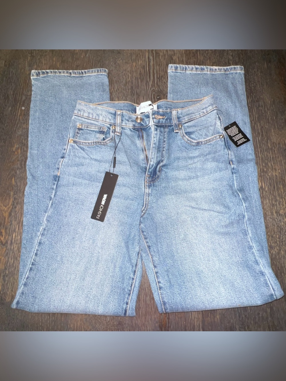 Fashion Nova Can't Deny It Non Stretch
Straight Leg Jean